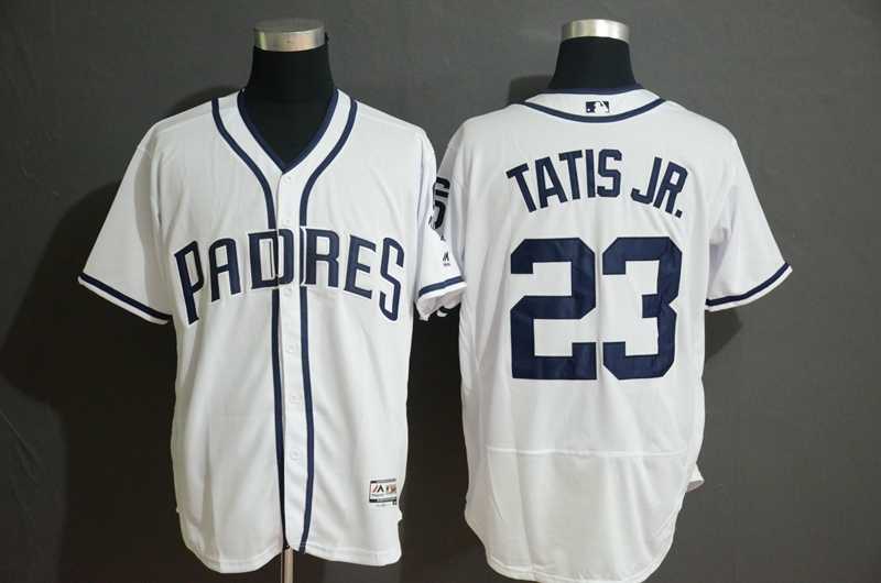 Padres 23 Fernando Tatis Jr. White Flexbase Jersey,We sell and wholesale Padres 23 Fernando Tatis Jr. White Flexbase Jersey on line form chian!